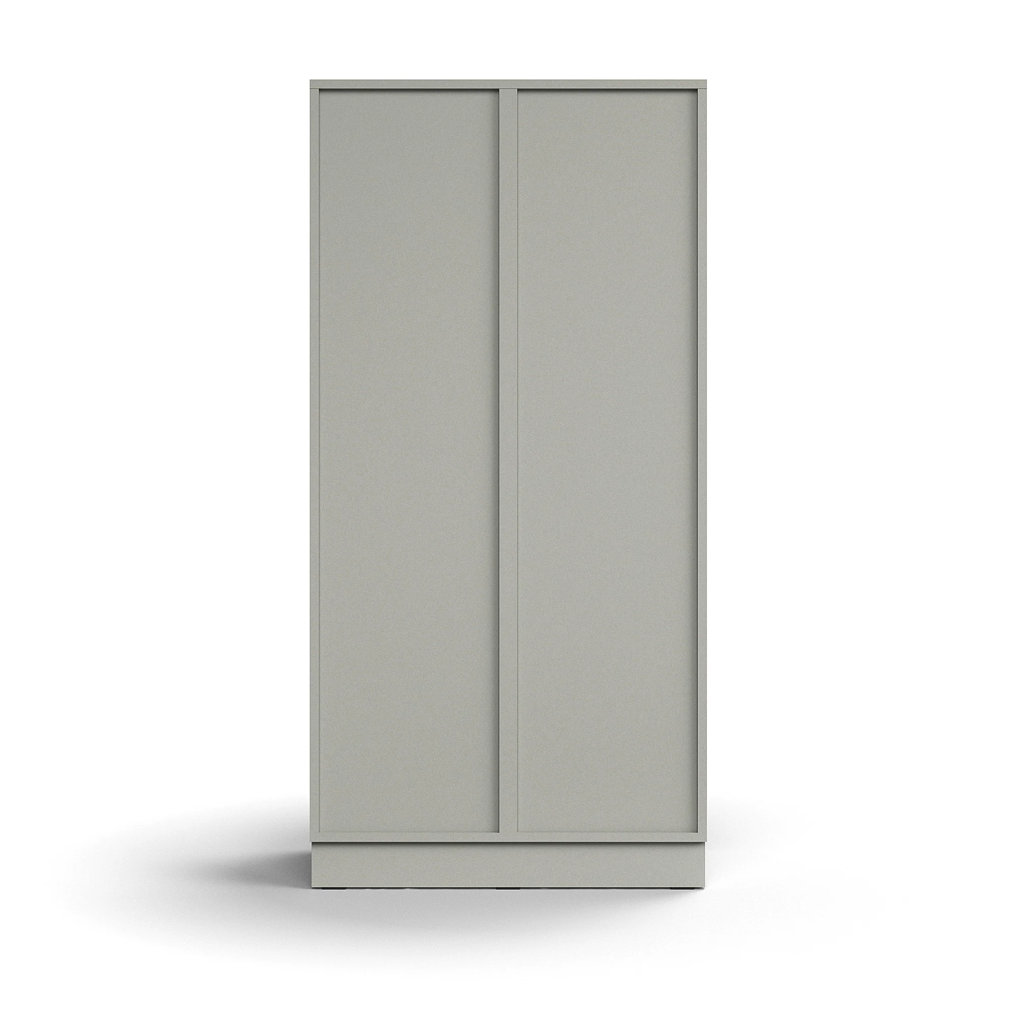 Postsorteringshylle QBUS, 8 rom, sokkel, H1636 B800 D420 mm, lys grÄ - Image 3
