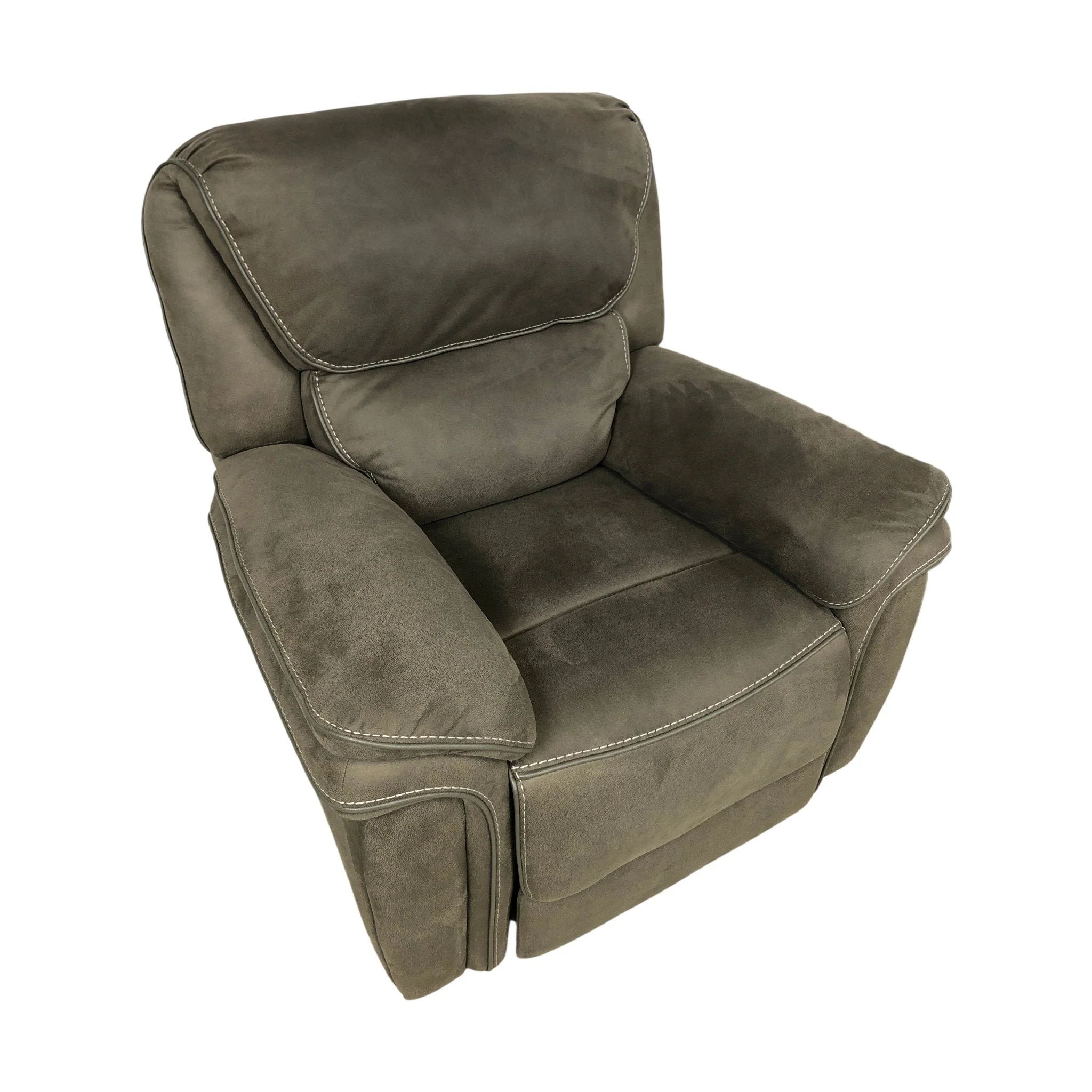 Preston Sofagruppe fra A-Møbler, 3- 2- og 1-seter, gråbrun microfiber - Image 3