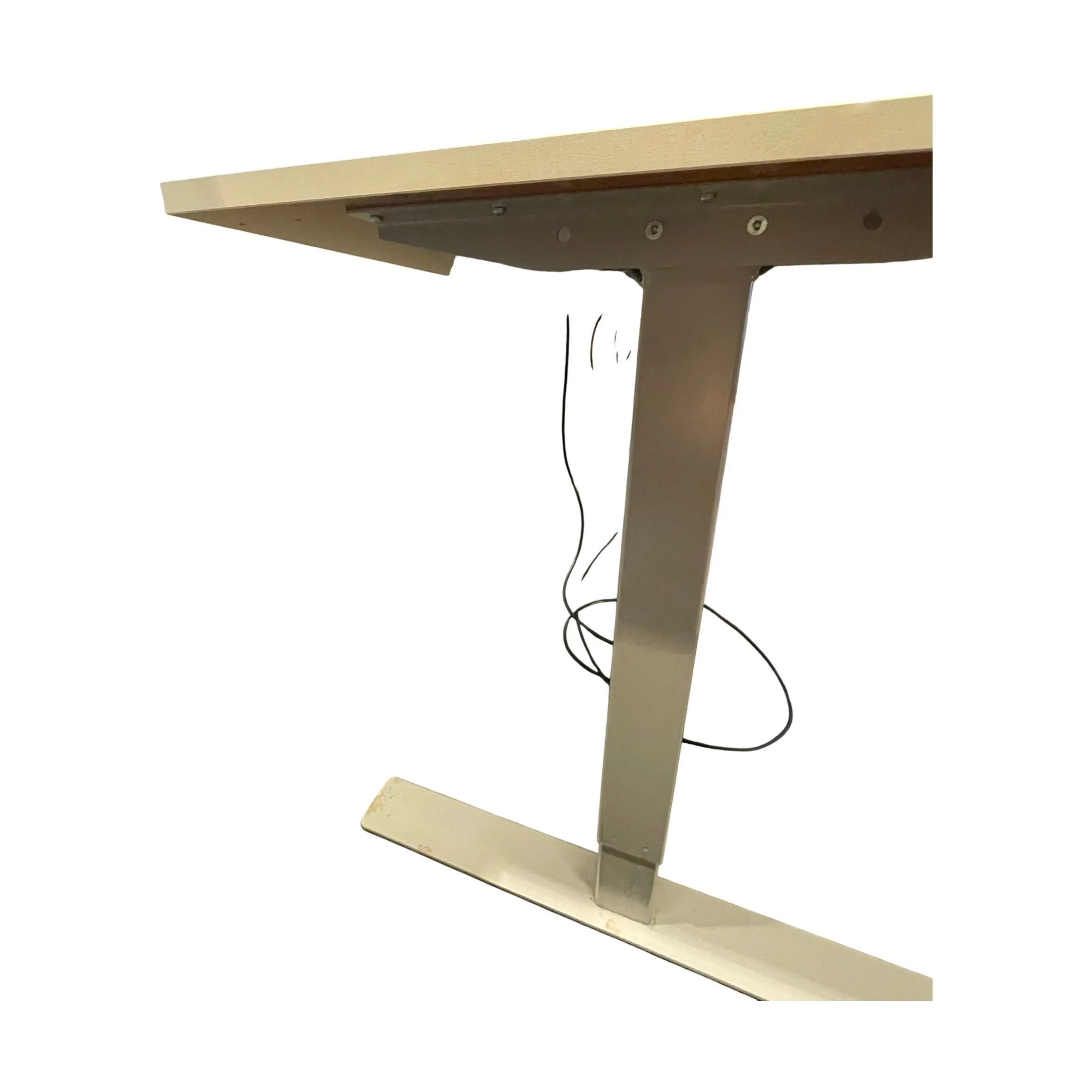 Pult elektrisk hev/senk skrivebord, hvit, 160x80 cm - Image 4