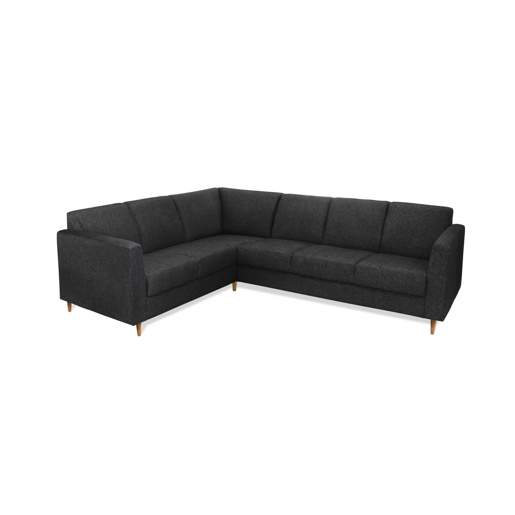 Rhodes hjørnesofa fra A-Møbler, sort
