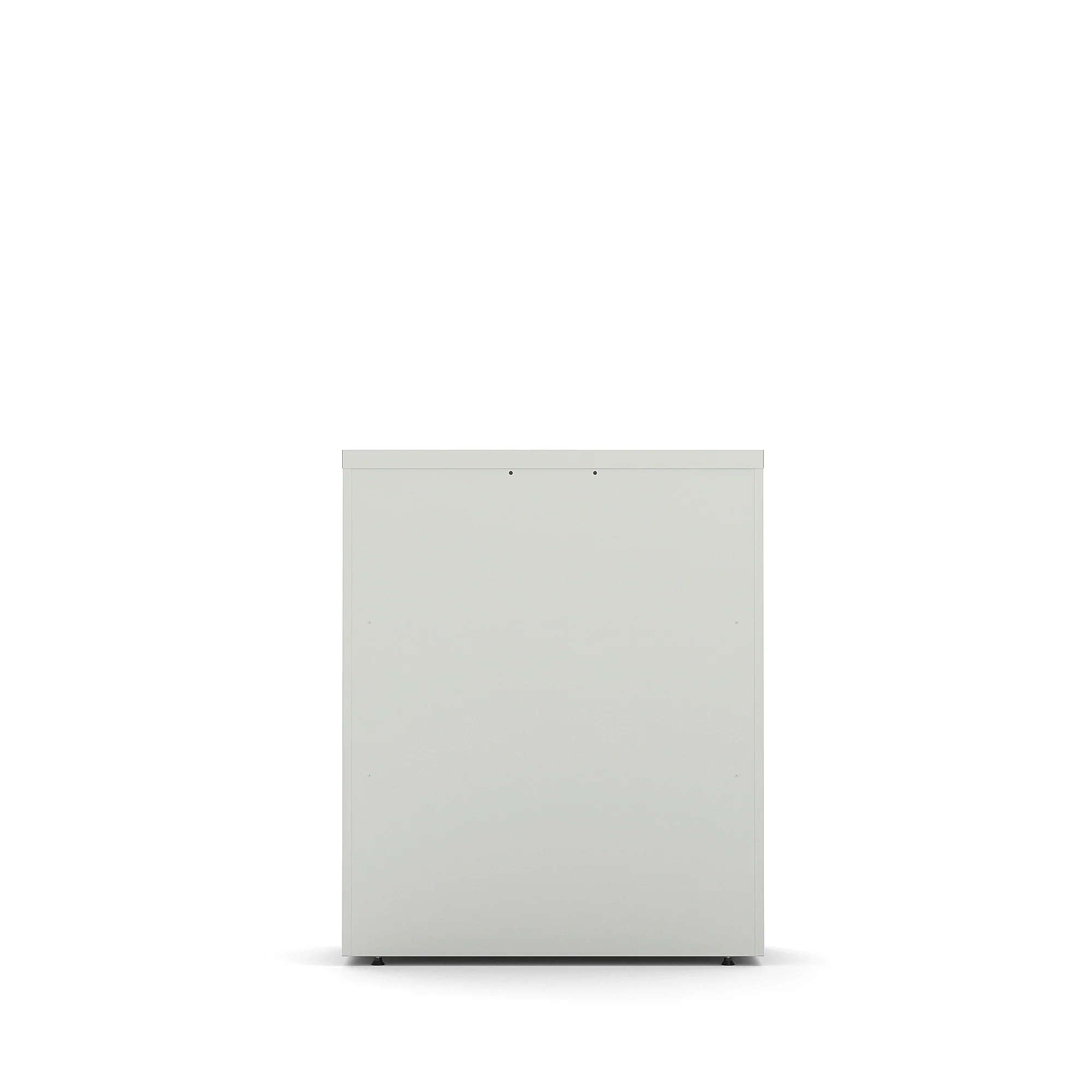 Sjalusiskap STUDIO, H1200 B1000 D420 mm, grå med grå dører - Image 4