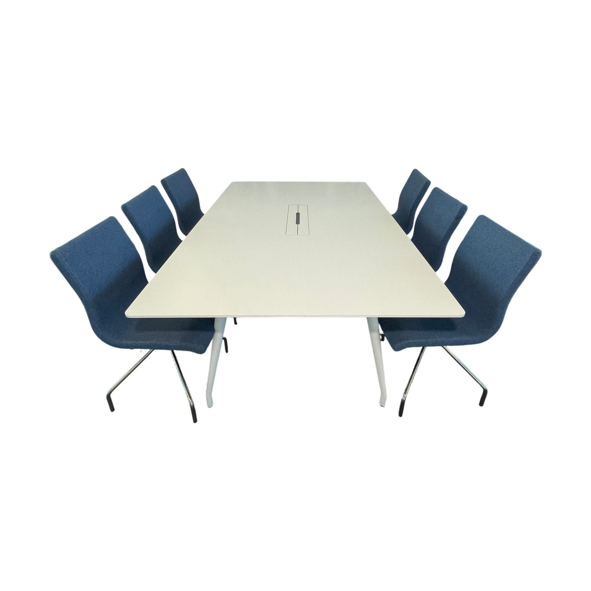Skandiform Colt møtebord, hvit laminat, 180x120 cm - Image 2