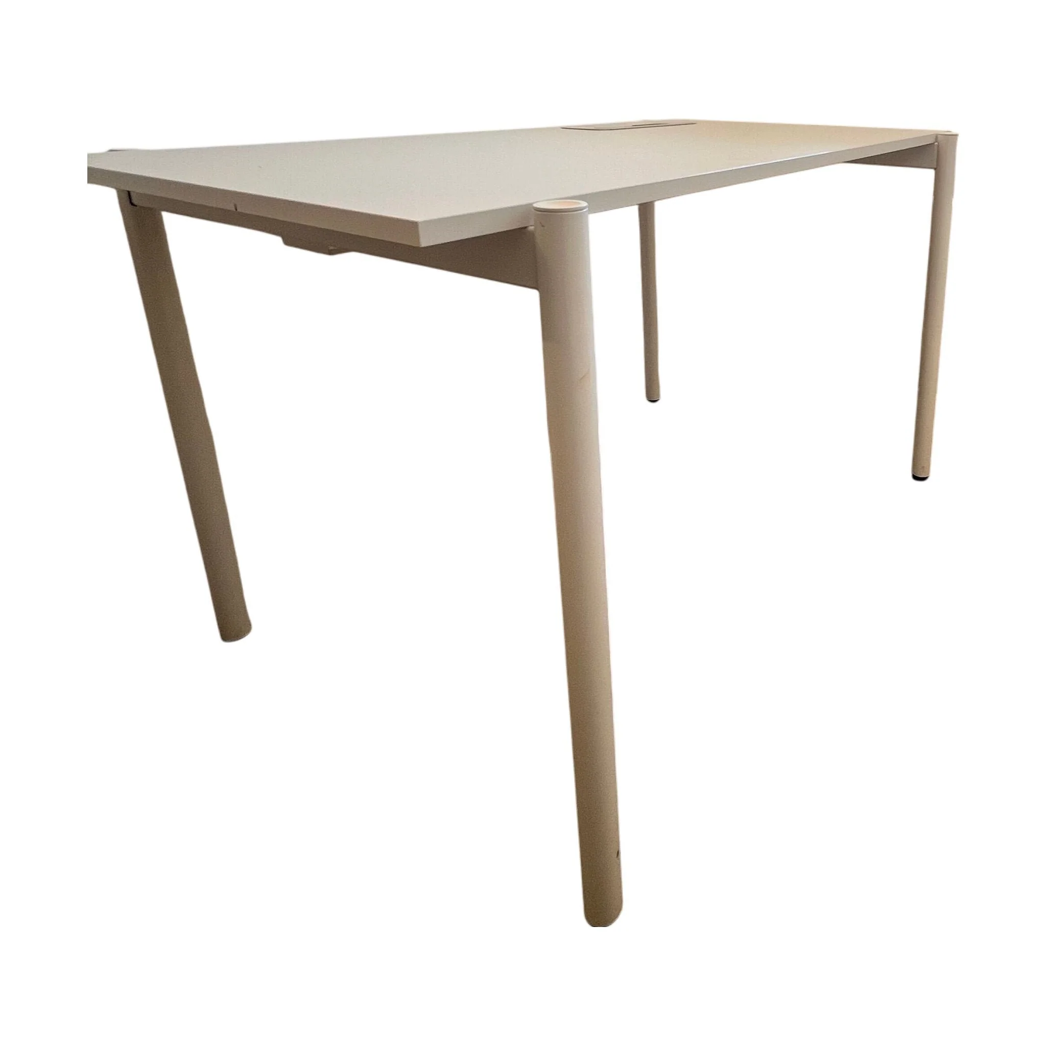 Skrivebord 120x75 cm, hvit laminat - Image 2