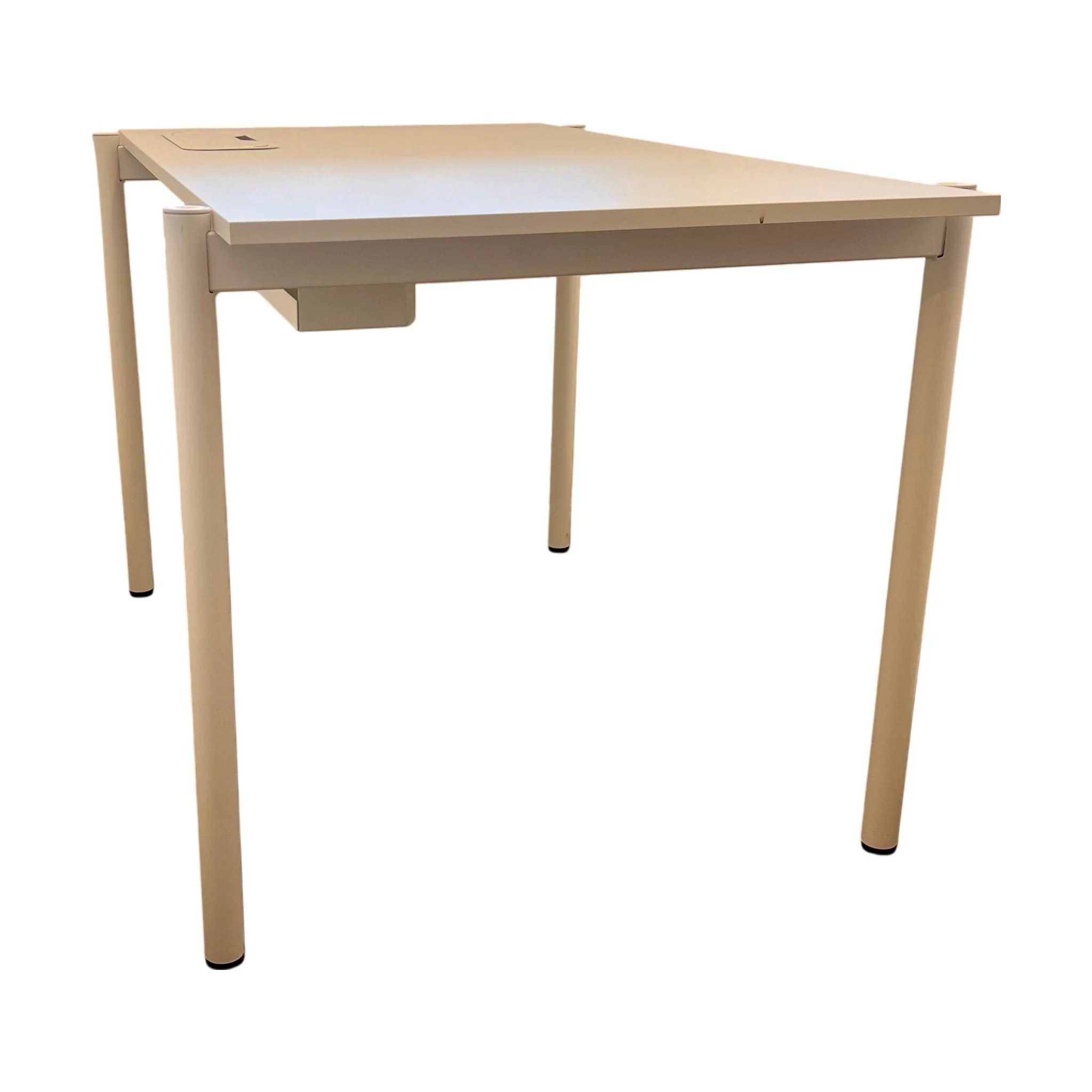 Skrivebord 120x75 cm, hvit laminat - Image 5