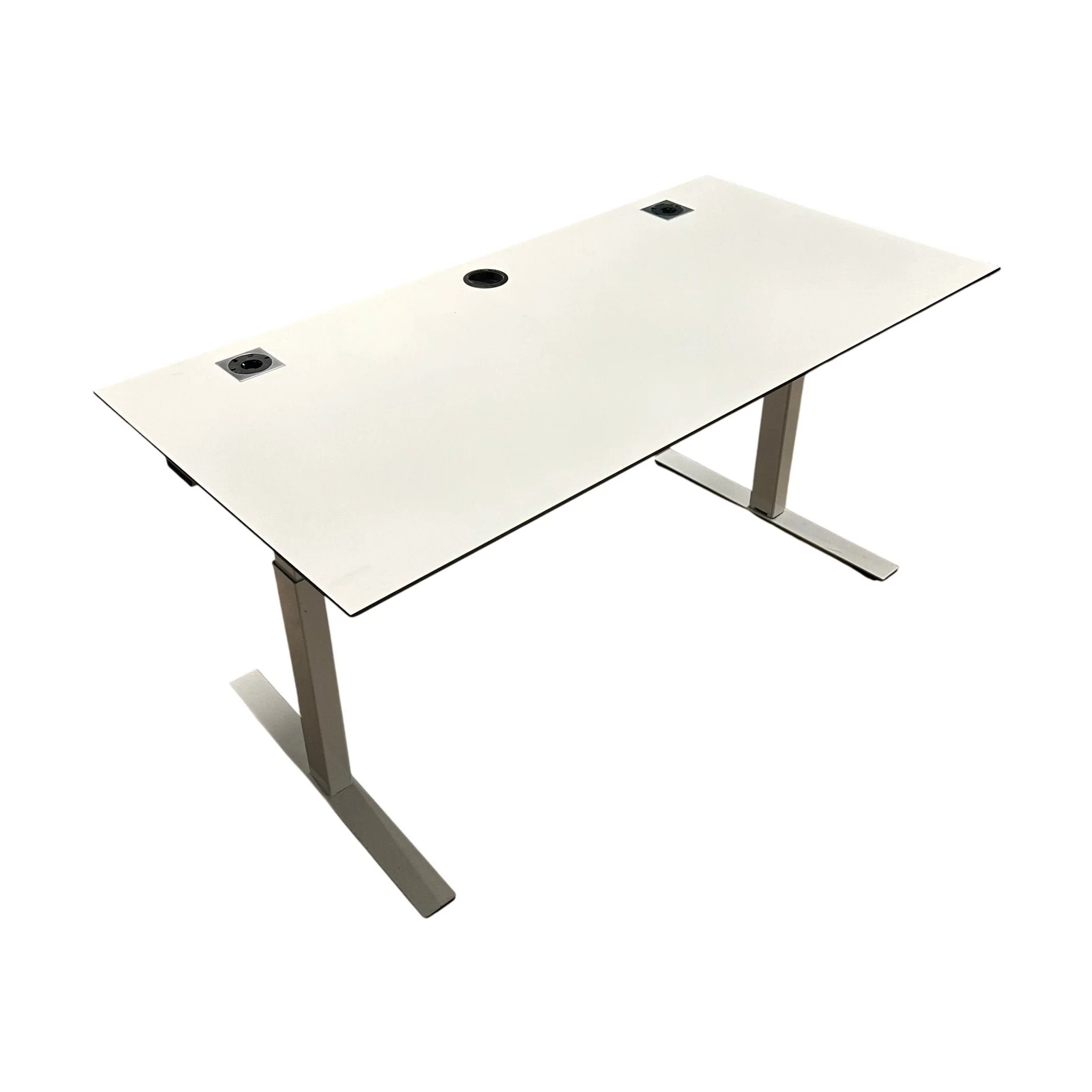 Skrivebord, hvit laminat, 160x80 cm - Image 2