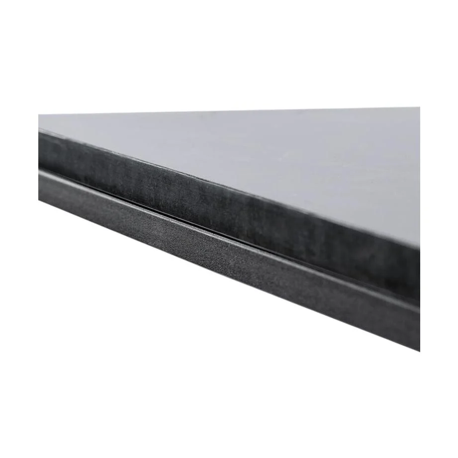Sofabord TROSTERUD fra JYSK, marmor-look/svart, 50x100 cm - Image 3