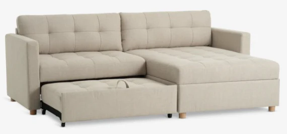 Sovesofa TEGLHUSE, beige - Image 2