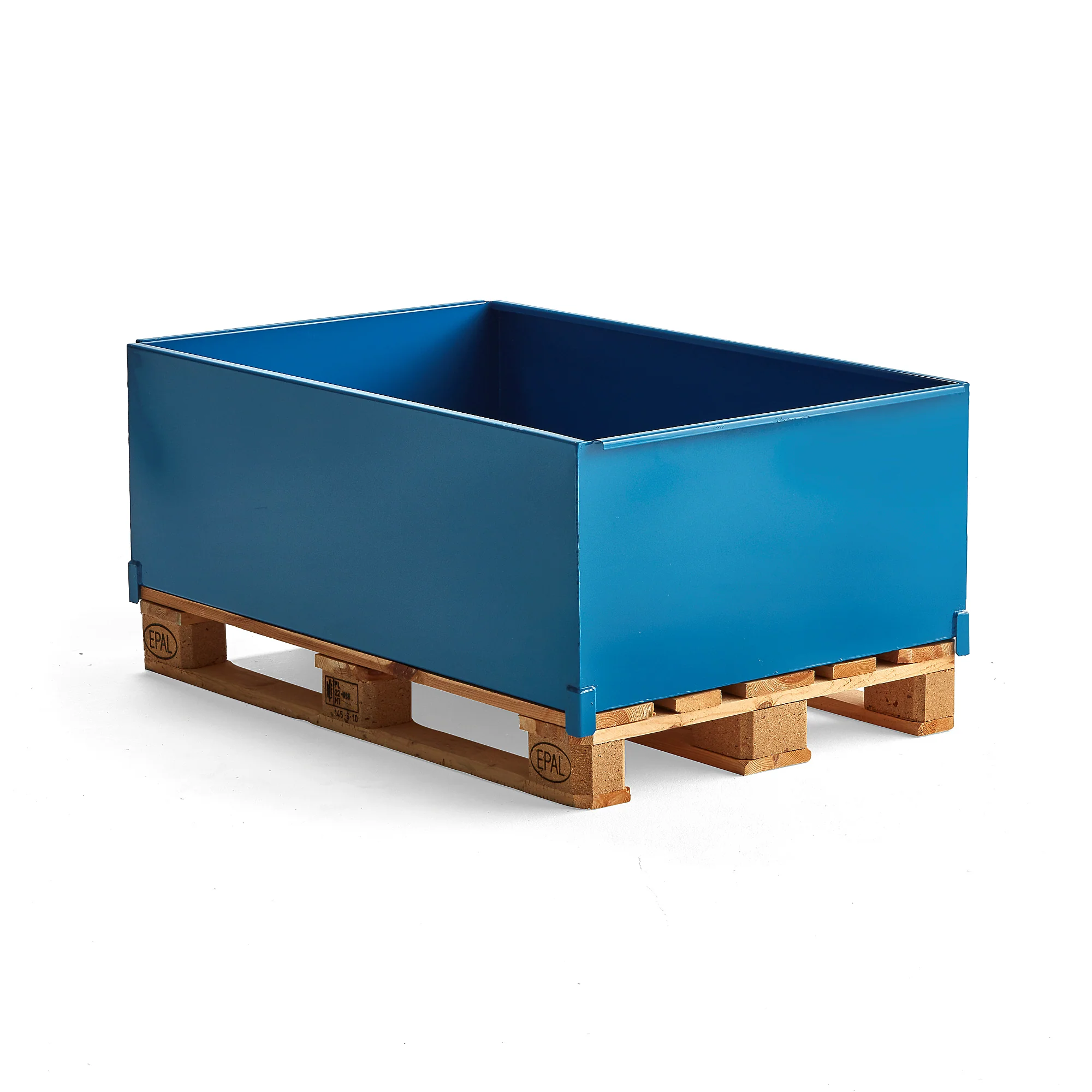 Spillkar, 400 liter, stÄl, blÄ - Image 2