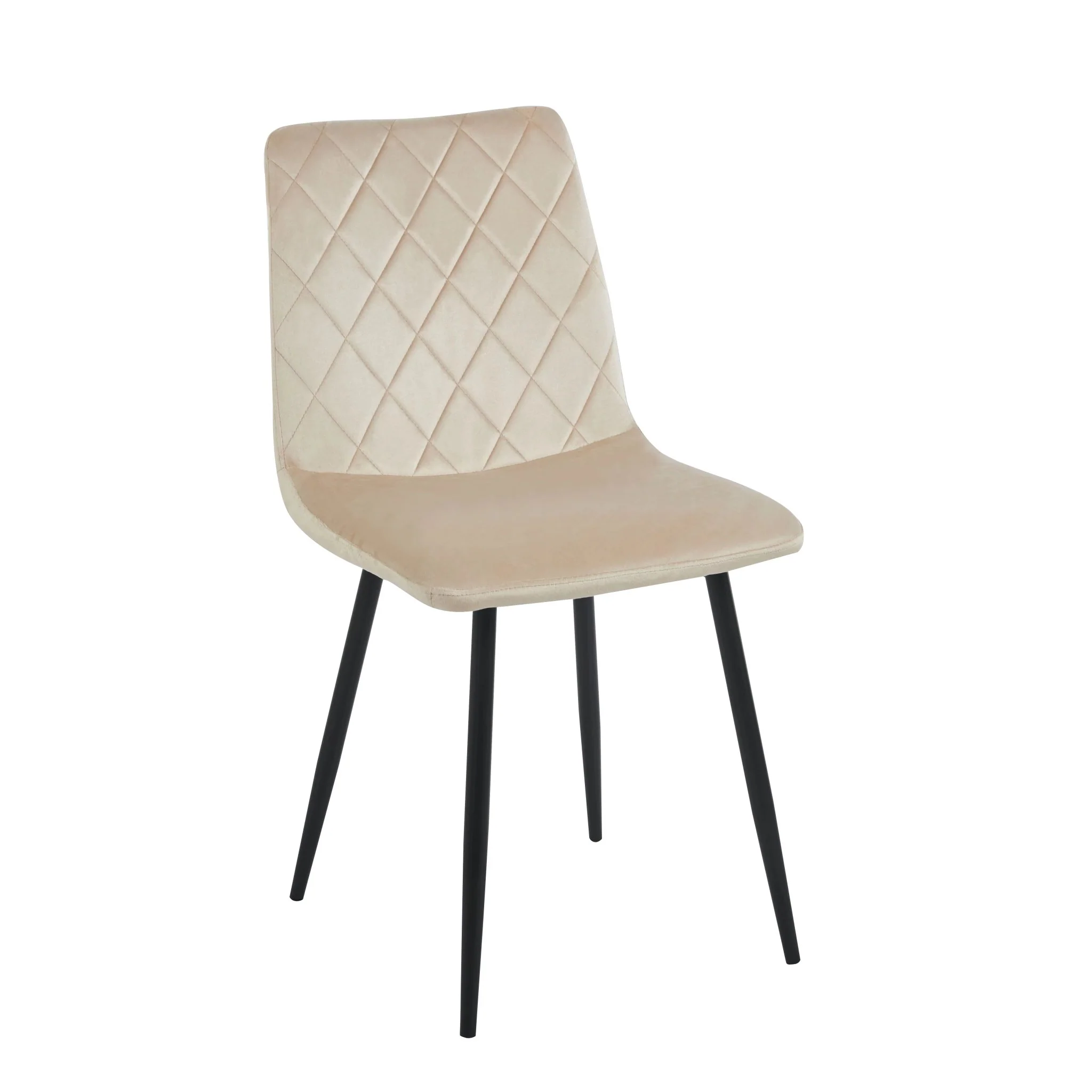 Spisestol fra A-Møbler, 44x39 cm, beige velour