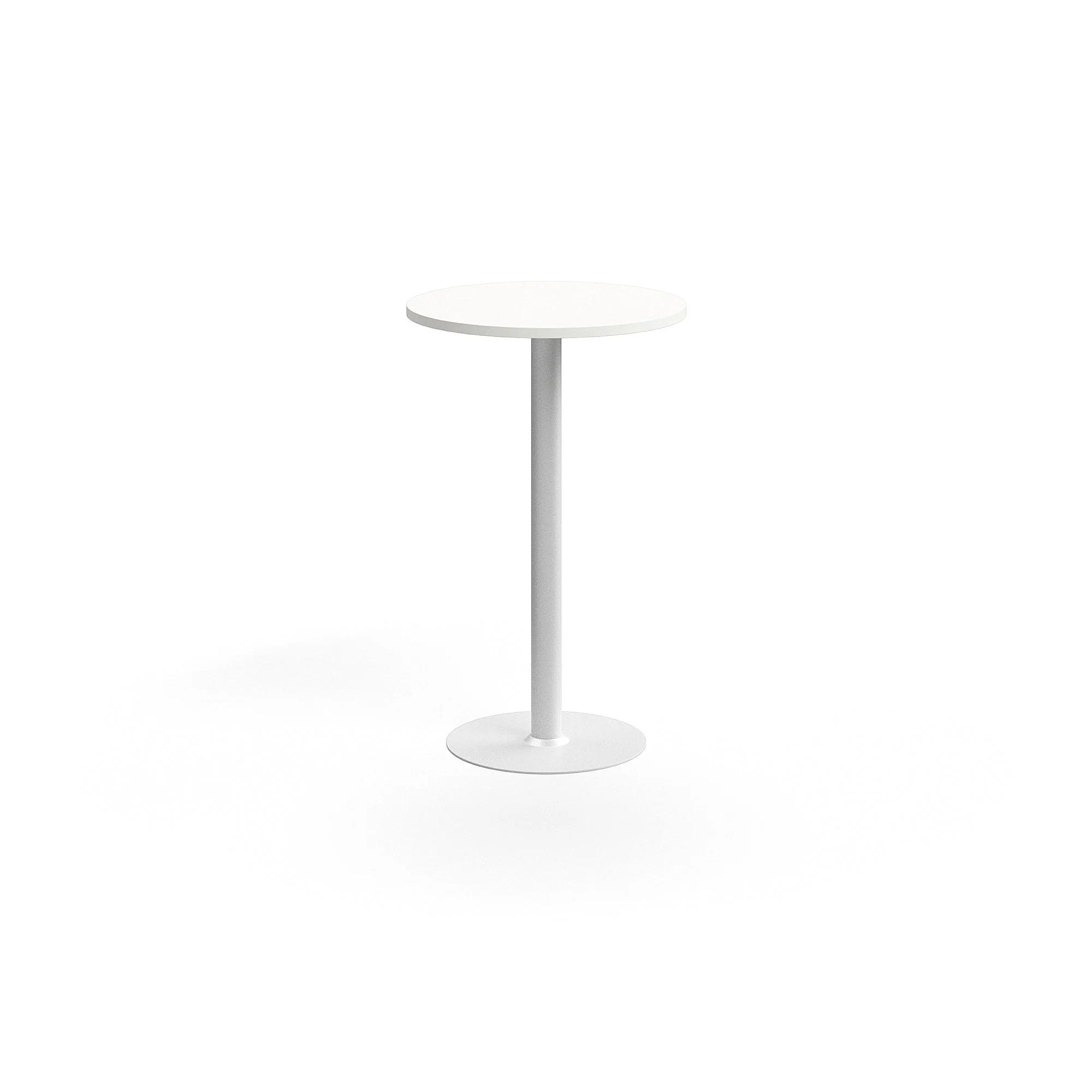 StĂ„bord VERTICUS, hvit laminat, Ă700 mm, H1100 mm