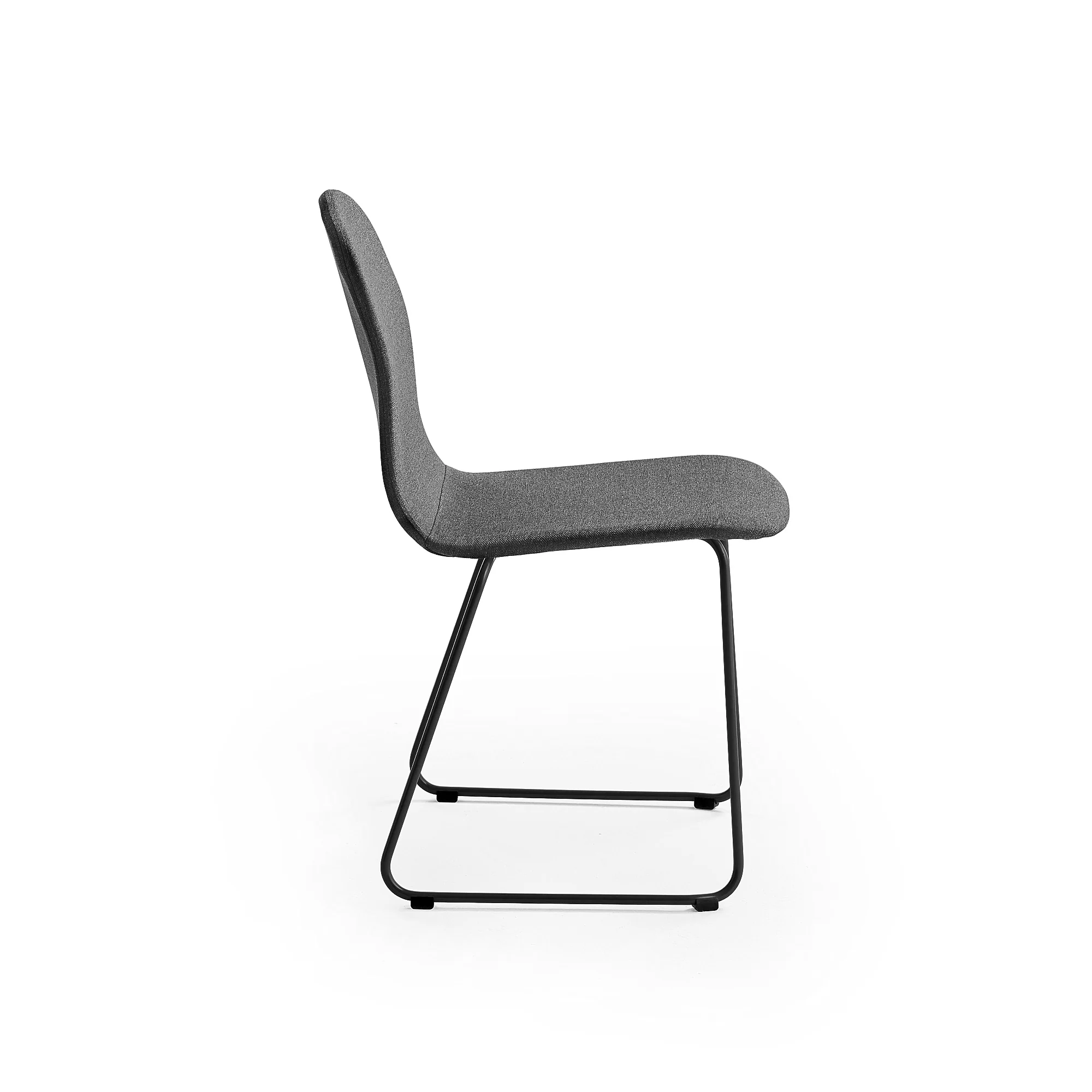 Stol GANDER fra AJ Produkter, H450 mm, stoff, grå - Image 4