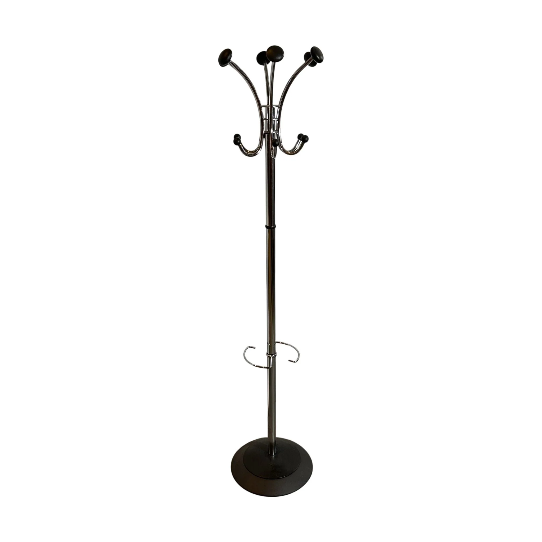 Stumtjener med sorte knotter, grå, 180 cm