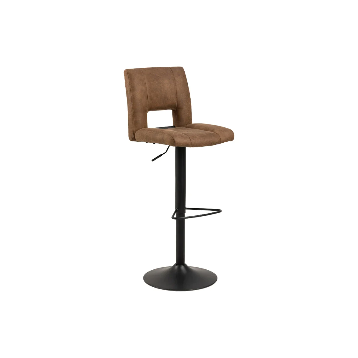 Sylvia barstol fra A-Møbler, lysebrun, B:41,5 cm, D:52 cm, H:115 cm - Image 2