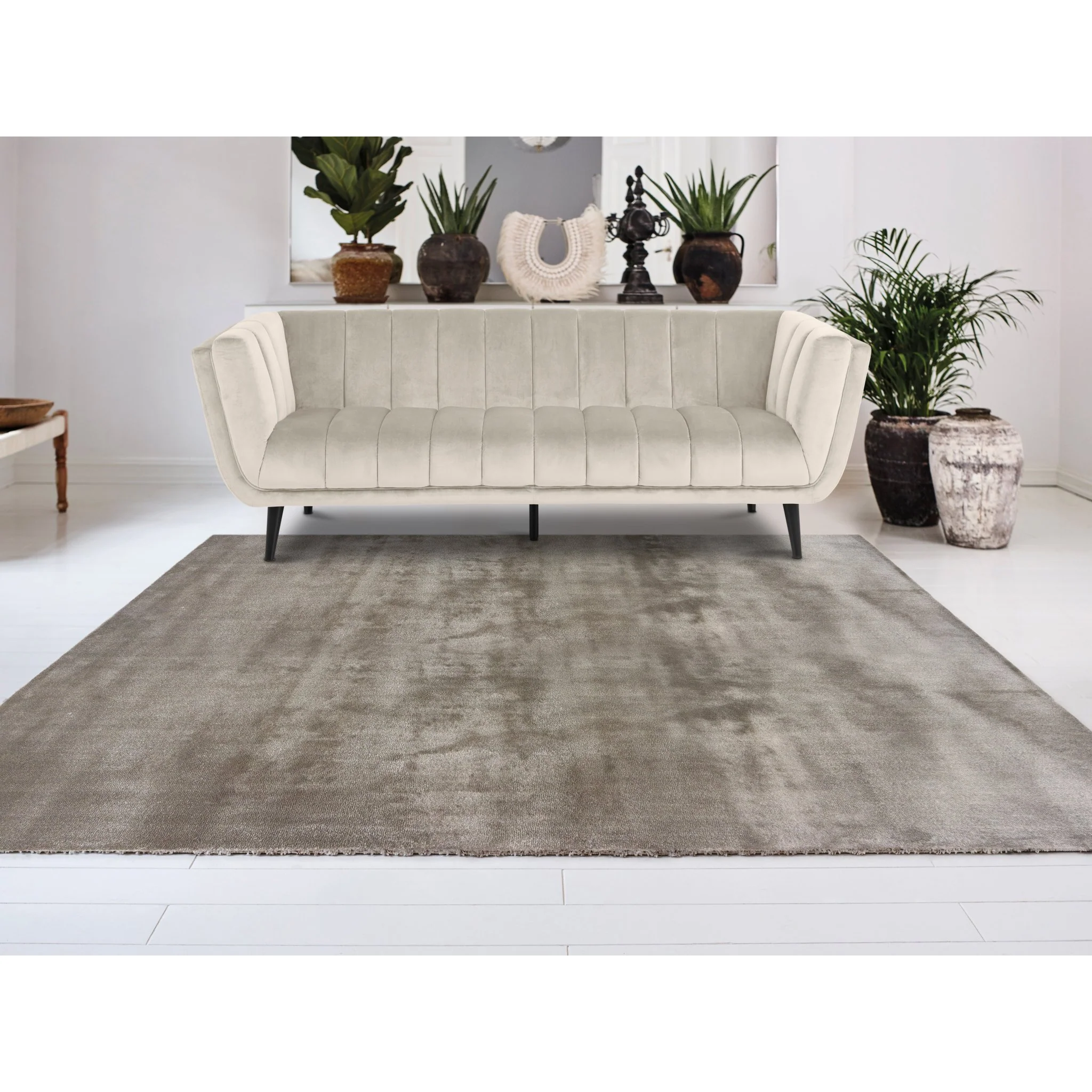 Tampa 2,5-seter sofa fra A-Møbler, velour - Image 3