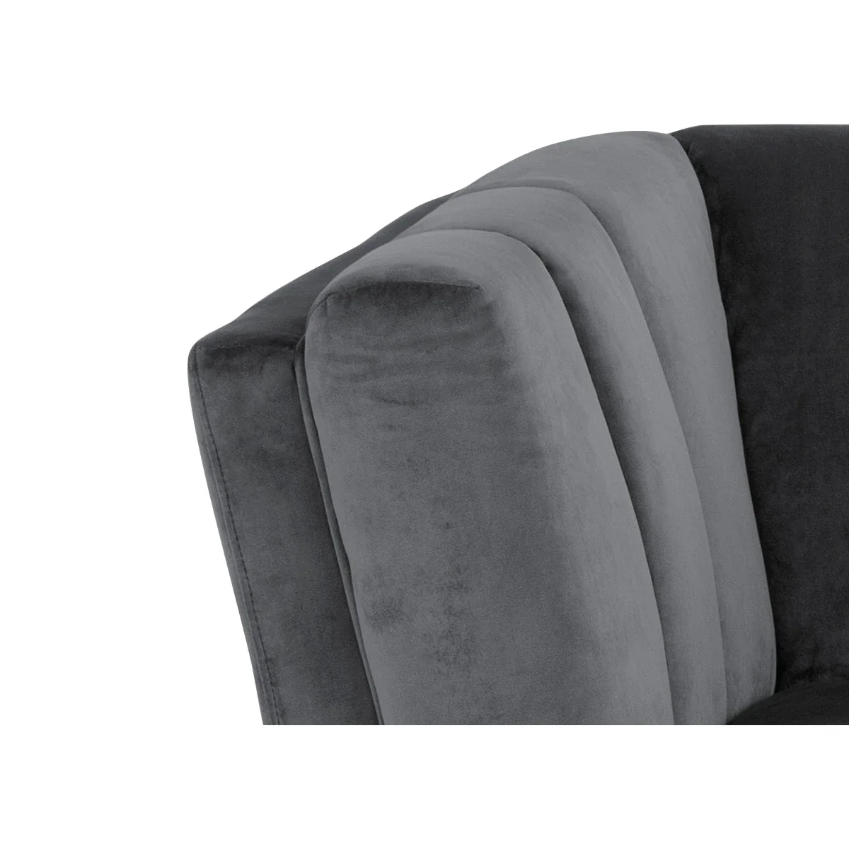 Tampa 3-seter sofa fra A-Møbler, velour - Image 3