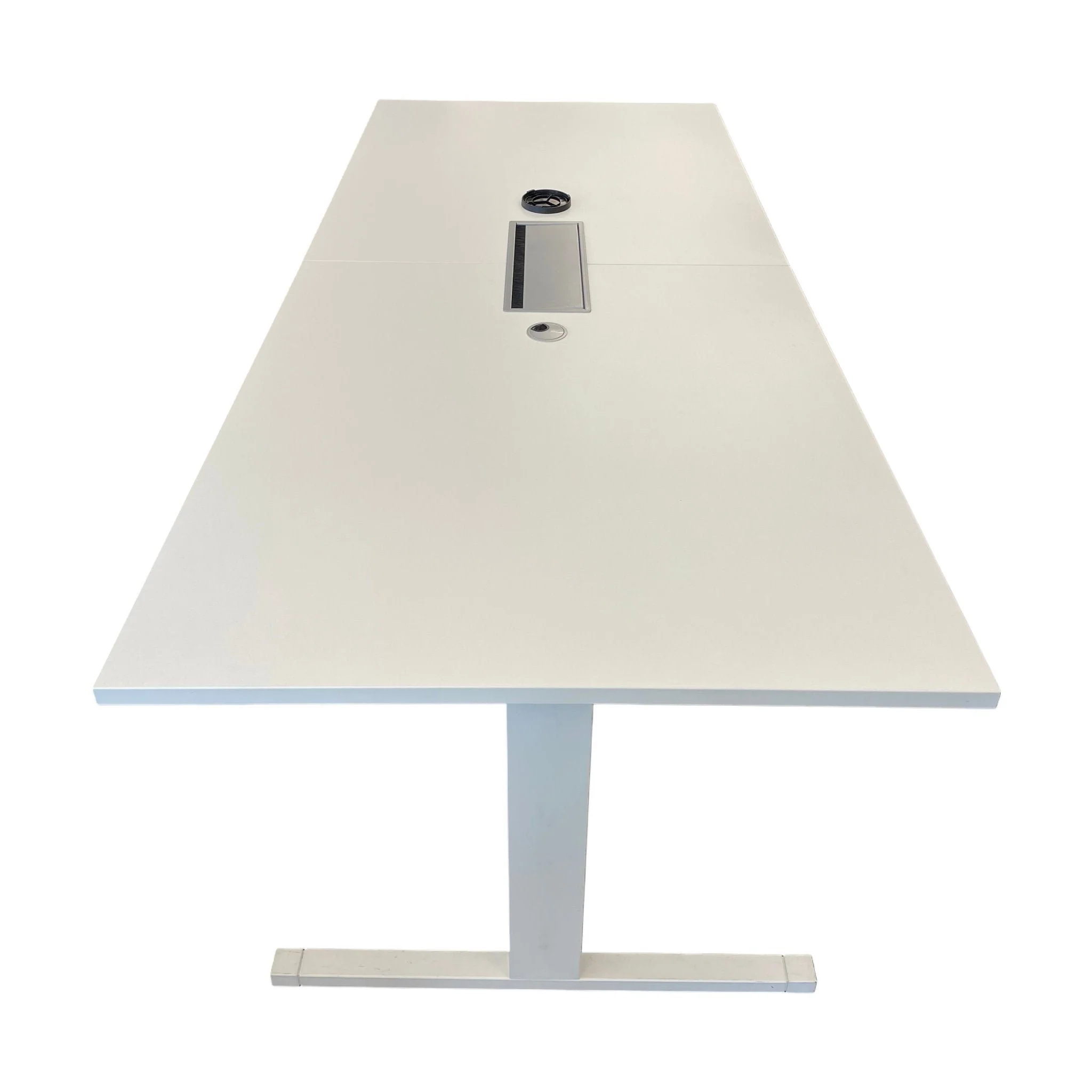 Techo møtebord, hvit laminat, 200x90 cm