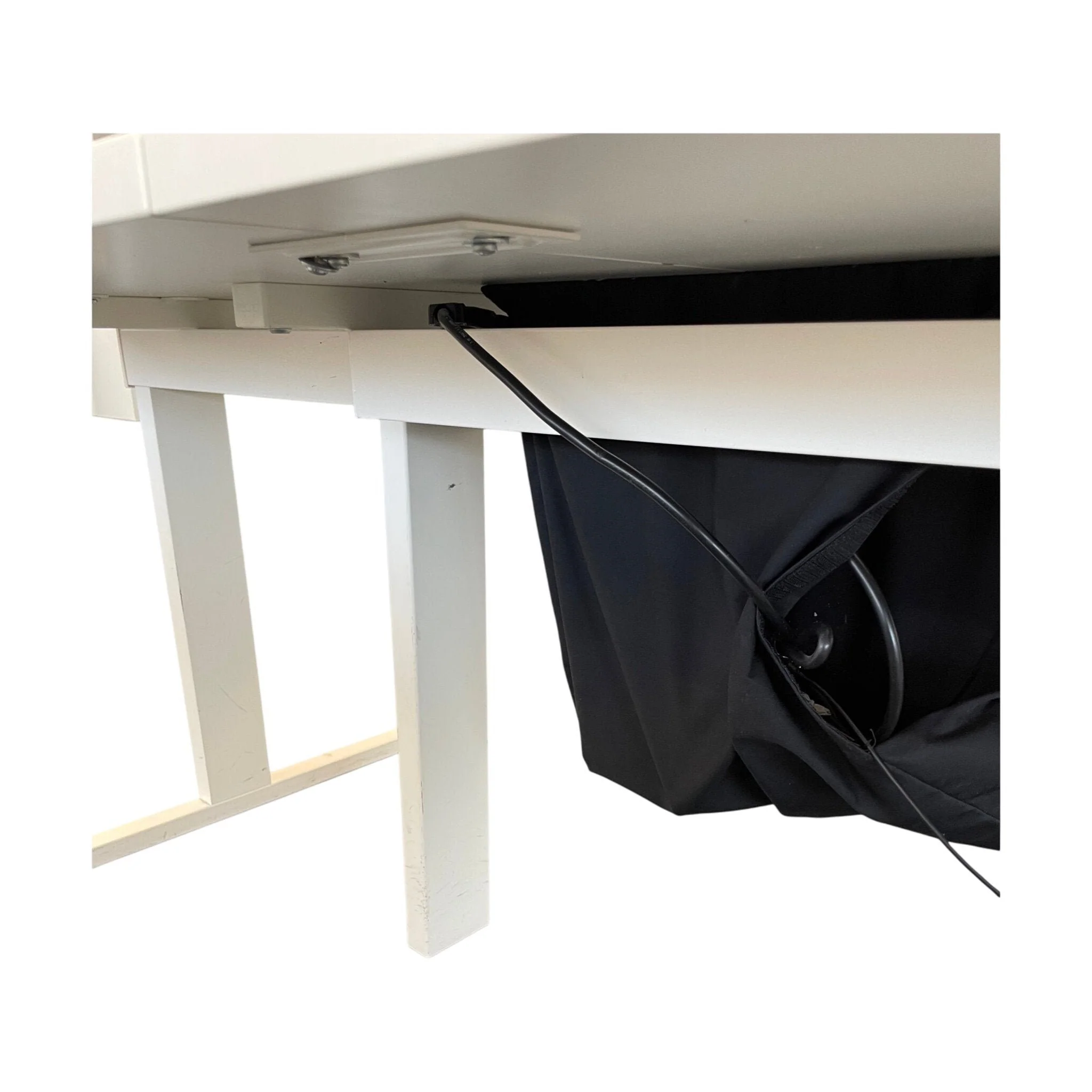 Techo møtebord, hvit laminat, 200x90 cm - Image 4