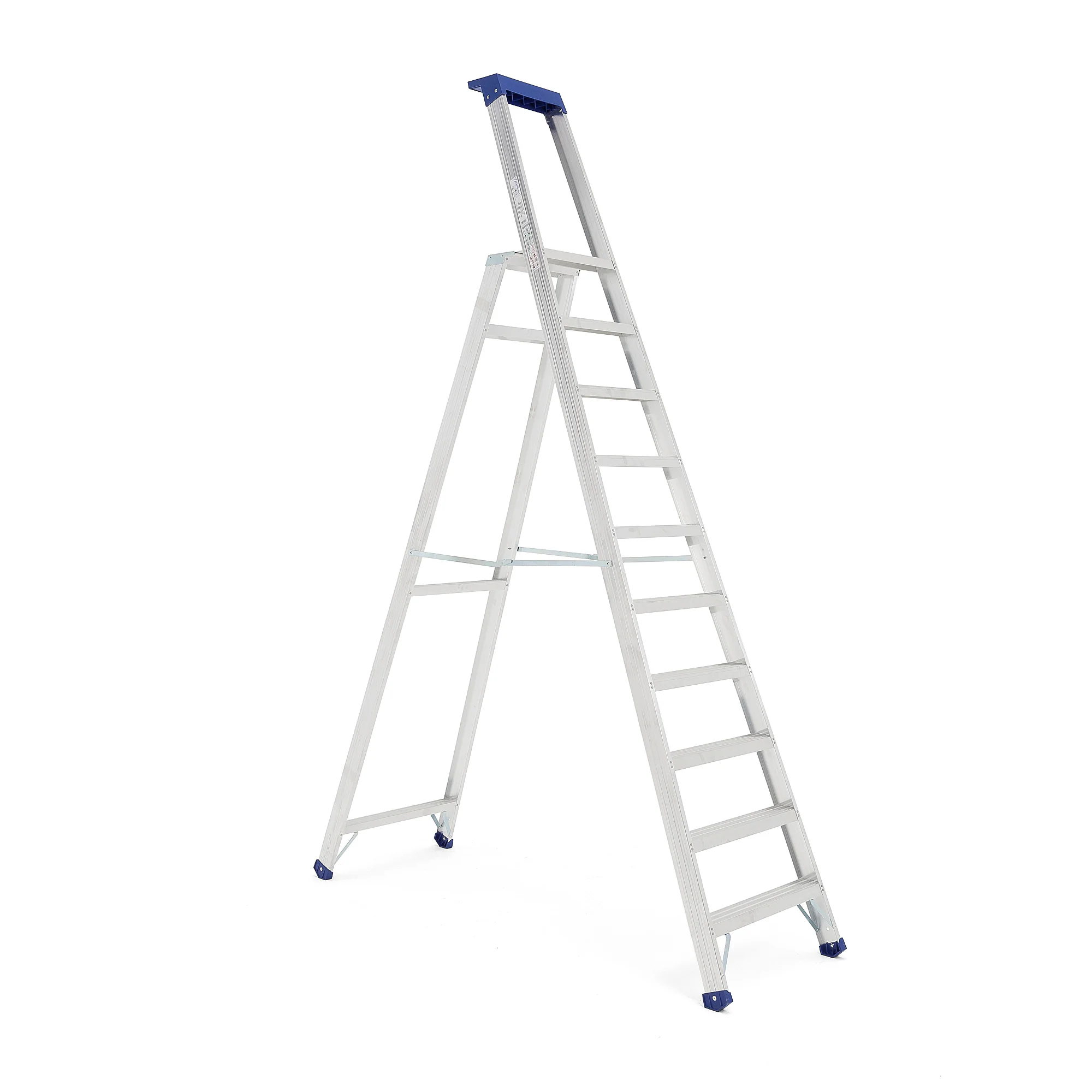 Trappestige HIGHER, 10 trinn, H2310 mm fra AJ Produkter