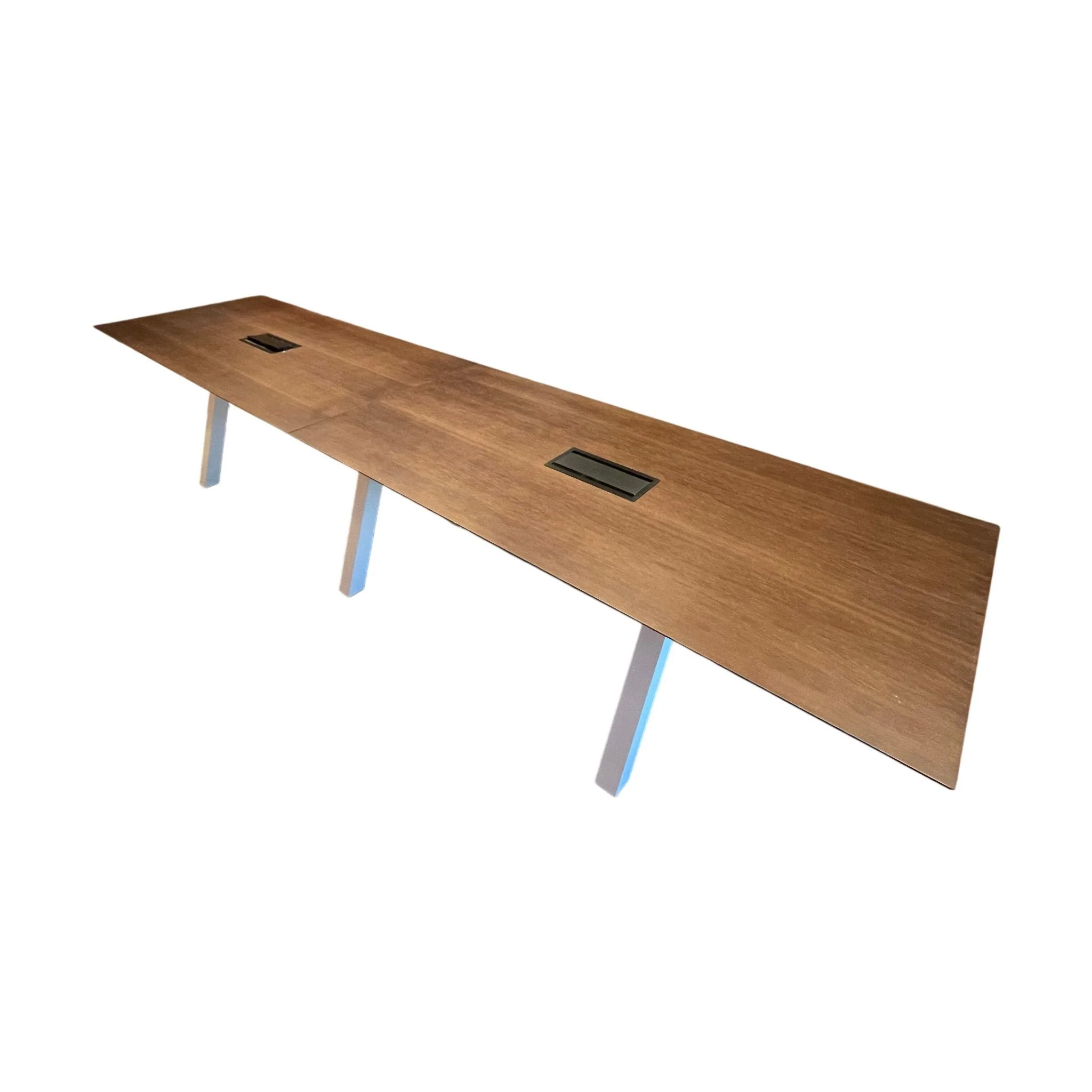 Trefarget møtebord, 360x90 cm - Image 2