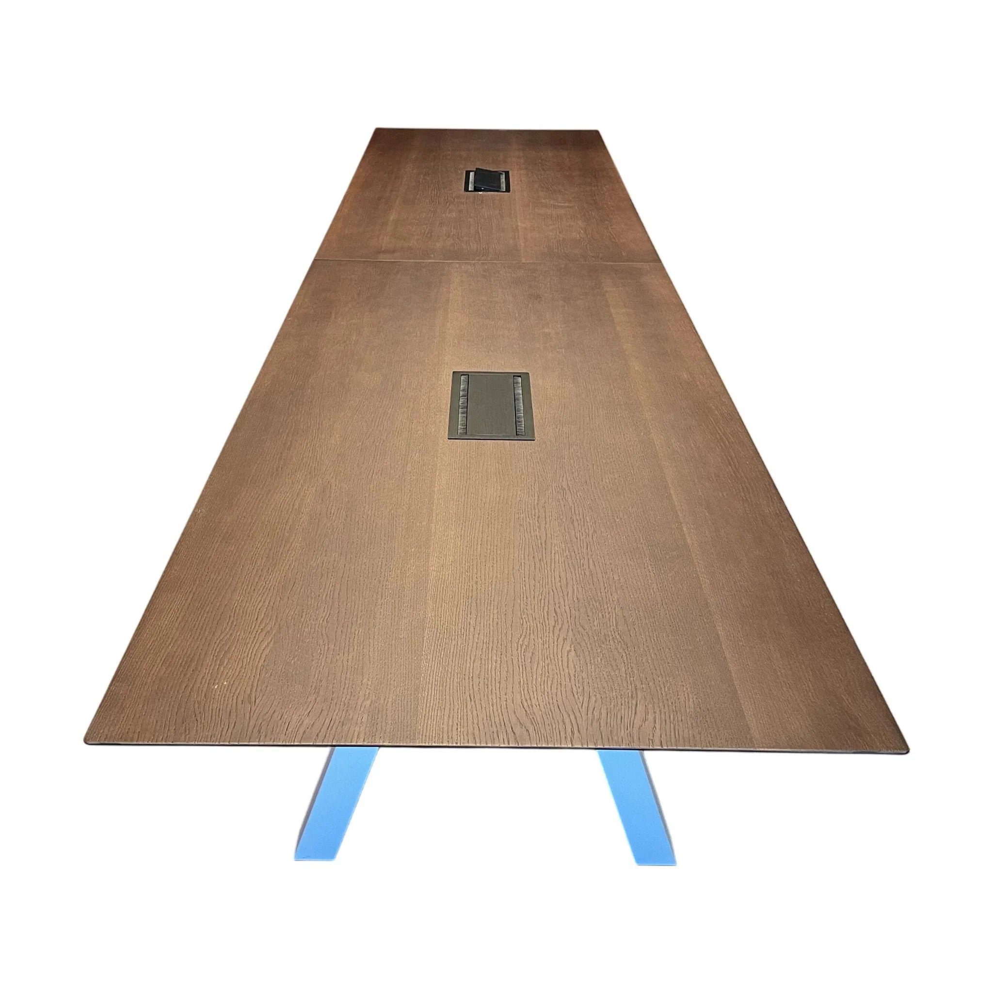 Trefarget møtebord, 360x90 cm - Image 3