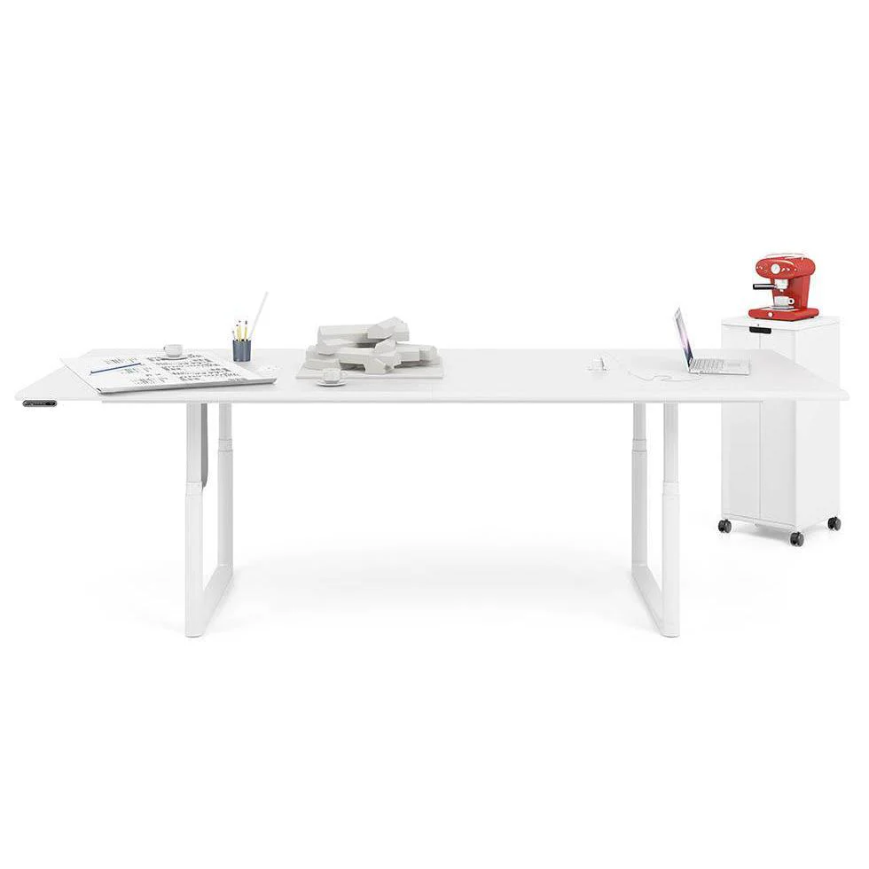 Tyde 1 møtebord fra Vitra, hvit laminat, 240x140 cm - Image 2