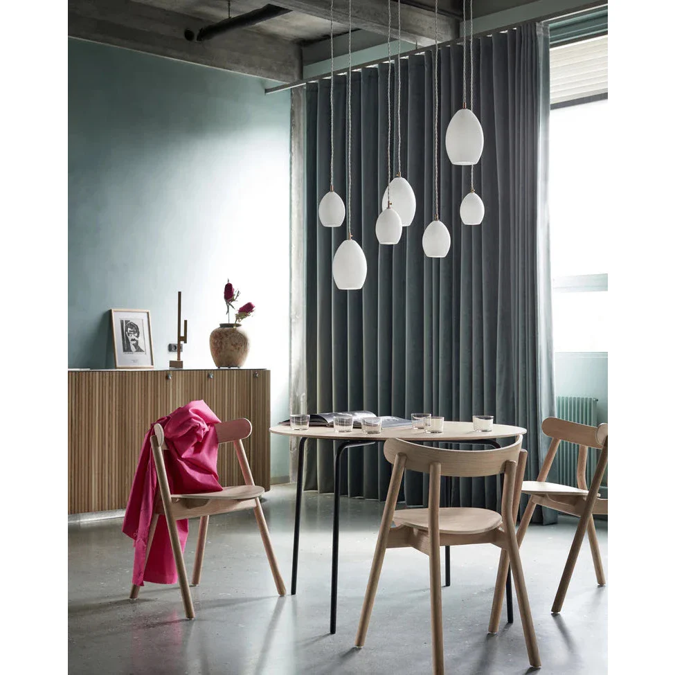 Unika pendellampe fra Northern, hvit glass - Image 2
