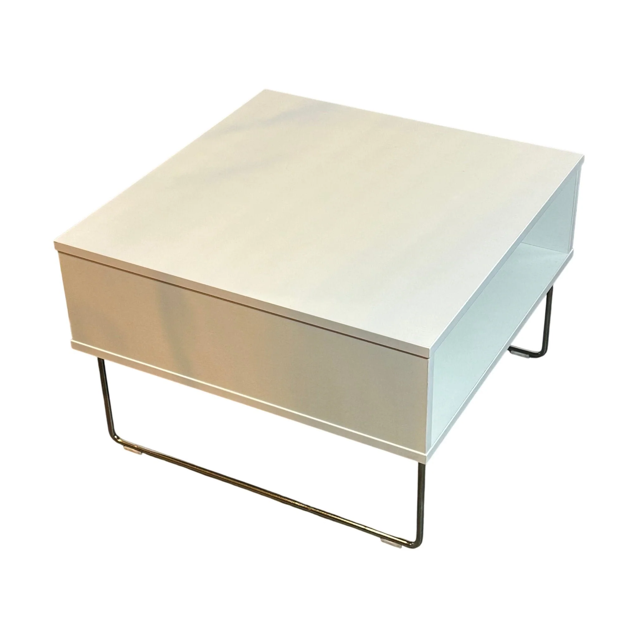 VAD Pivot Kube bord, hvit, 64x64 cm, 43 cm høy - Image 2